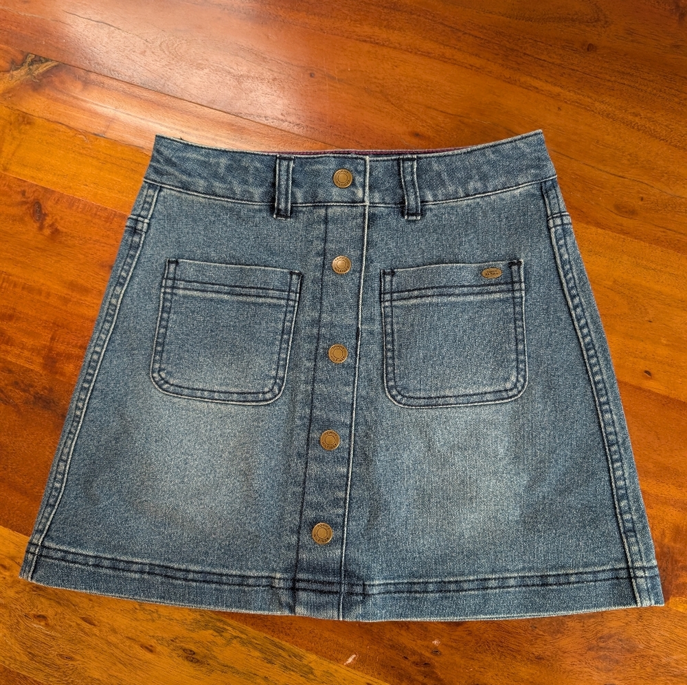 Tommy Hilfiger Kids/Girls Size 10 Blue Jean Cotton Skort With Pockets